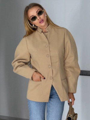 Коротке кашемірове пальто MPK-A403T990