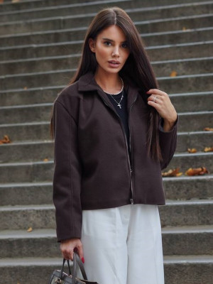 Оверсайз пальто на блискавці MPK-A391T700