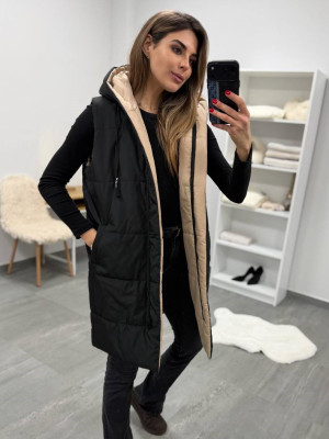 Удлиненный двухсторонний жилет DMP-P4220T600