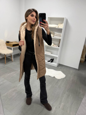 Удлиненный двухсторонний жилет DMP-P4220T600