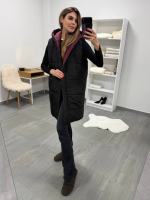 Удлиненный двухсторонний жилет DMP-P4220T600