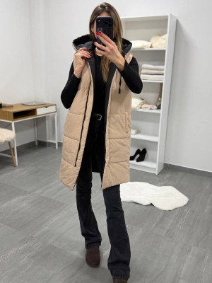 Удлиненный двухсторонний жилет DMP-P4220T600