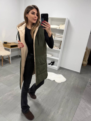 Удлиненный двухсторонний жилет DMP-P4220T600