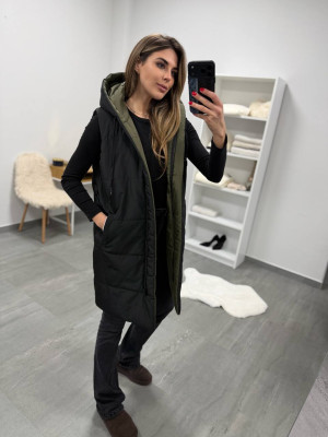 Удлиненный двухсторонний жилет DMP-P4220T600