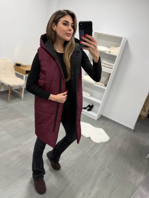 Удлиненный двухсторонний жилет DMP-P4220T600