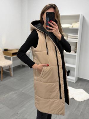 Удлиненный двухсторонний жилет DMP-P4220T600