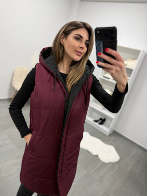 Удлиненный двухсторонний жилет DMP-P4220T600