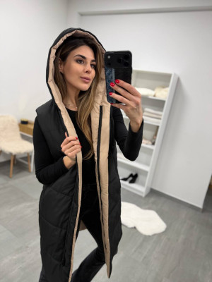 Удлиненный двухсторонний жилет DMP-P4220T600