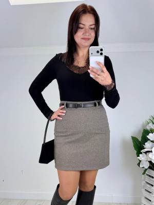 Кашемировая короткая юбка KG-A2972T320