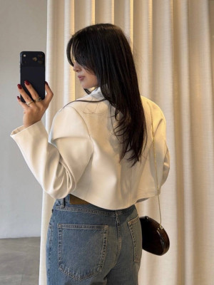 Укороченный пиджак с подкладкой BRA-A077T430