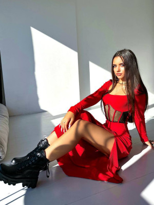 Элегантное женское платье YLM-A524T470