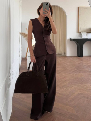 Трендовый брючный костюм RK-A851T650