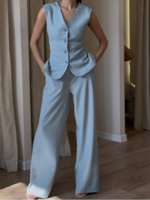 Трендовый брючный костюм RK-A851T650