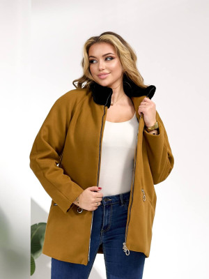 Кашемировое пальто с мехом DV-R4434T1000