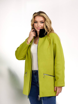 Кашемировое пальто с мехом DV-R4434T1000