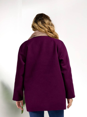 Кашемировое пальто с мехом DV-R4434T1000