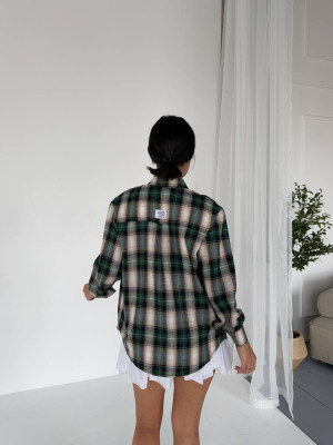 Трендовая рубашка в клетку NOB-A26014T490