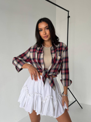 Трендовая рубашка в клетку NOB-A26014T490