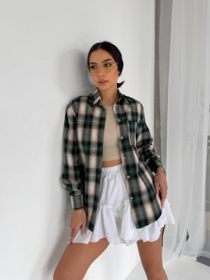 Трендовая рубашка в клетку NOB-A26014T490