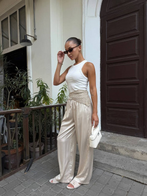 Шовкові жіночі брюки ANB-A508T370