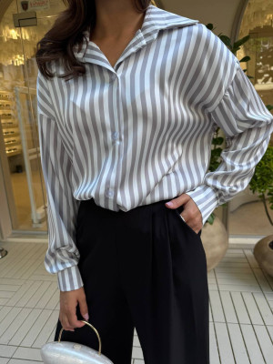 Стильная рубашка в полоску ANB-A502T400