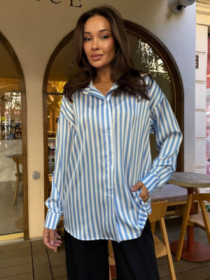 Стильная рубашка в полоску ANB-A502T400