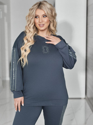 Прогулочный костюм со стразами VOJ-A343T800