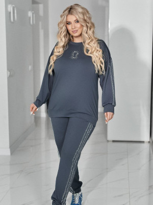 Прогулочный костюм со стразами VOJ-A343T800