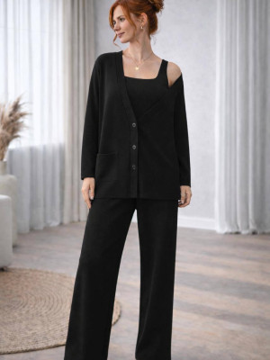 Стильный костюм тройка EST-A5968T930