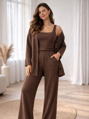 Стильный костюм тройка EST-A5968T930