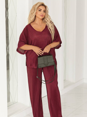 Красивый шелковый костюм EY-A696T23