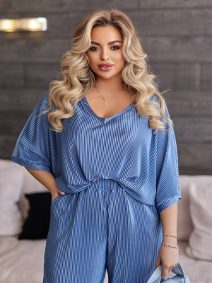 Красивый шелковый костюм EY-A696T20B23C25