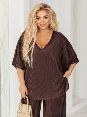 Красивый шелковый костюм EY-A696T20B23C25