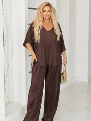 Красивый шелковый костюм EY-A696T23