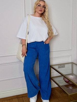 Вельветовые свободные брюки ACHK-A1990T460