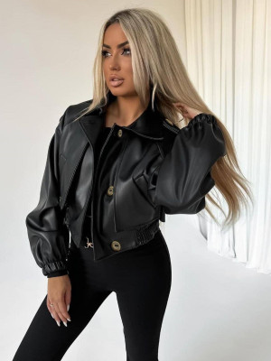 Бомбер из эко кожи AP-A162T1000