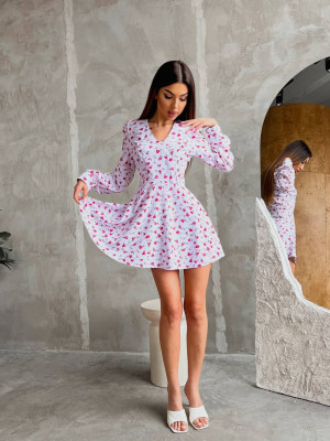 Платье в цветочном принте JW-A341T450