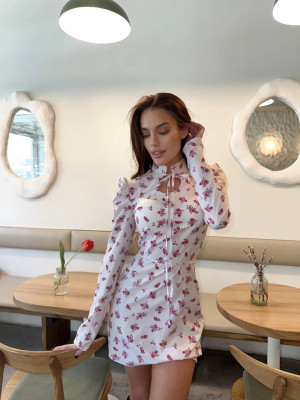 Красивое мини-платье SAO-A204T420