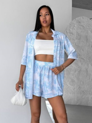 Легкий костюм с принтом SAO-A147T570