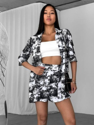 Легкий костюм с принтом SAO-A147T570