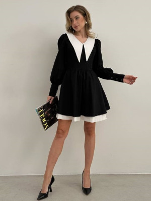 Классическое платье с воротничком ASP-A463T649