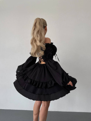 Мини платье с воланами MSM-A213.1T500