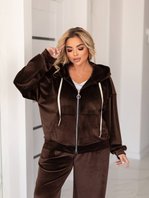 Велюровый спортивный костюм EY-A729T18B21