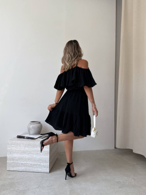 Свободное платье с открытыми плечами IMMA-A350T580