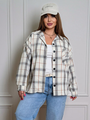 Стильная оверсайз рубашка OLI-A1460T630