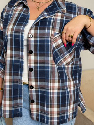 Стильная оверсайз рубашка OLI-A1460T630