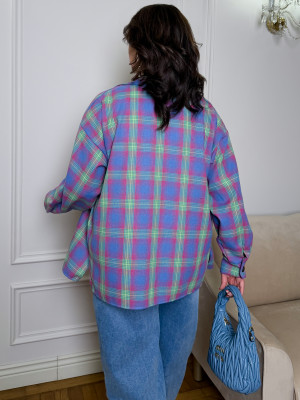 Стильная оверсайз рубашка OLI-A1460T630