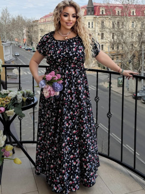 Легкое платье макси PRA-A1376T550