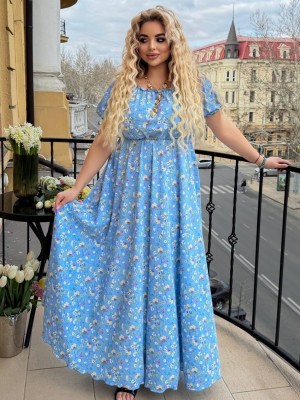 Легкое платье макси PRA-A1376T550