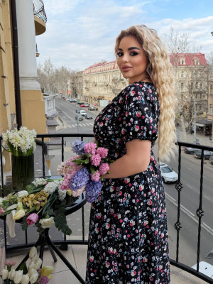 Легкое платье макси PRA-A1376T550